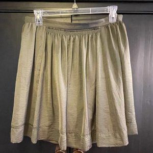 Apt 9 Olive silky skirt XL